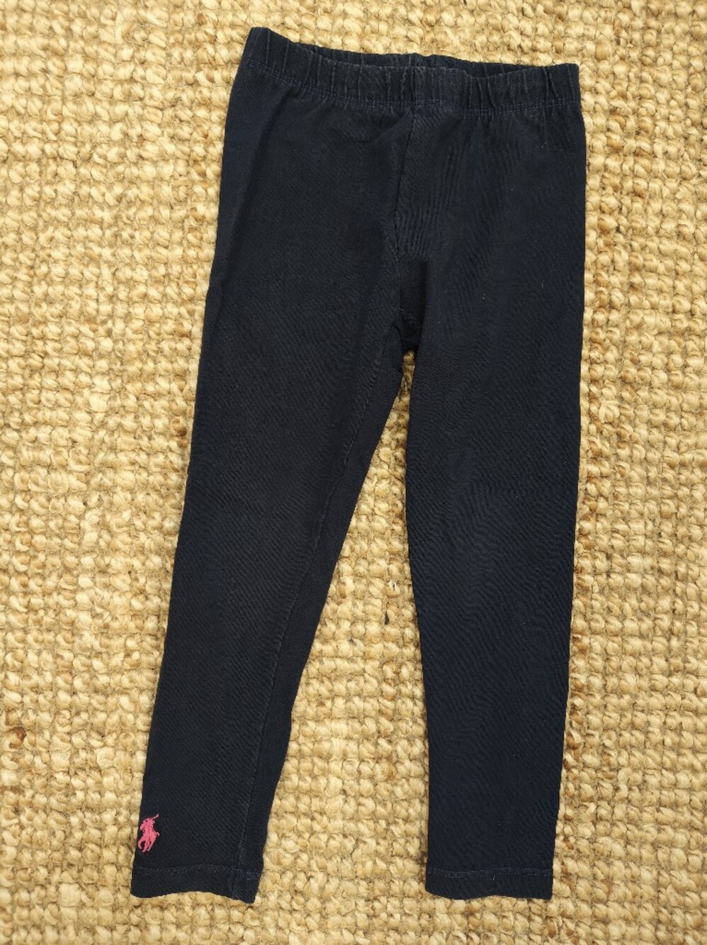 Ralph Lauren Girls Navy Leggings